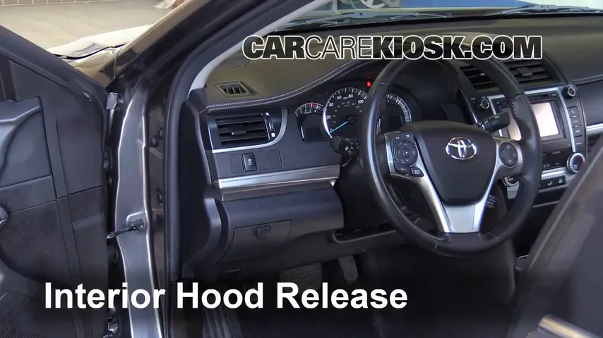 Add Windshield Wiper / Washer Fluid: 2014 Toyota Camry SE 3.5L V6